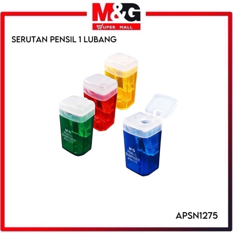 

[PCS] RAUTAN PENSIL / PENCIL SHARPENER M&G APSN1275 / SERUTAN PENSIL