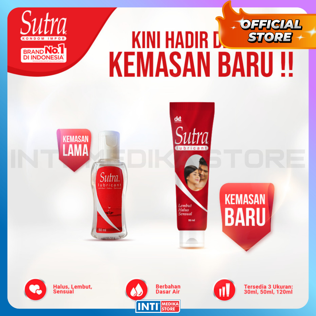 SUTRA - Lubricant Gel 50ml | Lubricant Sutra | Pelumas