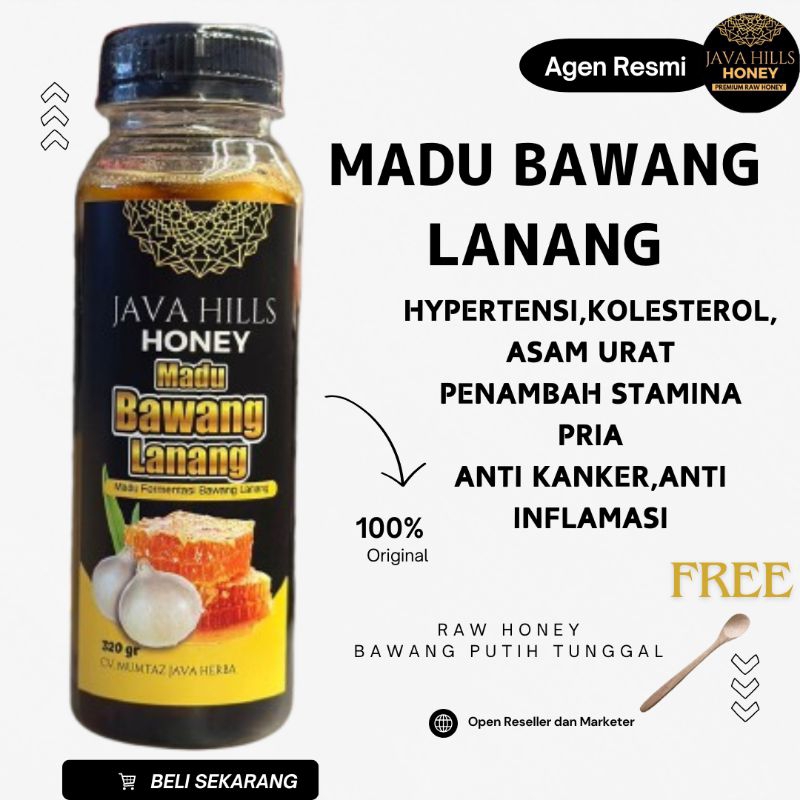

MADU BAWANG LANANG JAVAHILLS HONEY MUMTAZ JAVAHERBA 320GR COD PENAMBAH STAMINA PRIA ASAM URAT KOLESTEROL HYPERTENSI