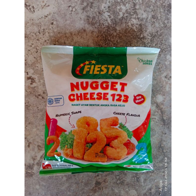 

Fiesta Chicken Naget Cheese 123 400gr