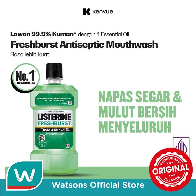 Listerine Mouthwash Freshburst 250ml