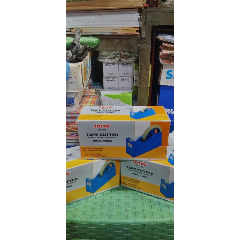

JOYKO TD-103 Tape Cutter Pemotong Pita Perekar (dual core)