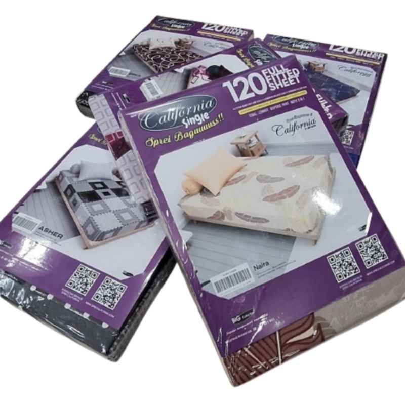 Sprei Single California/Sprei California Ukuran 120x200