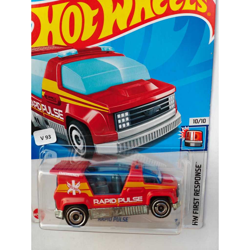 hOT wHEELS - Rapid Pulse Red HW First Response Hot Wheels Lets Race