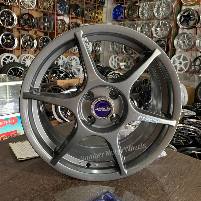 Velg R16 Buddyclub p1 by jf luxury. Sumber Mulya Wheels. velg mobil Semarang