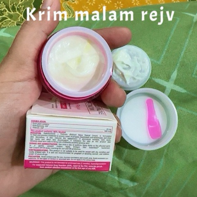 ecer Cream malam bril lian skin rejuvenating skincare