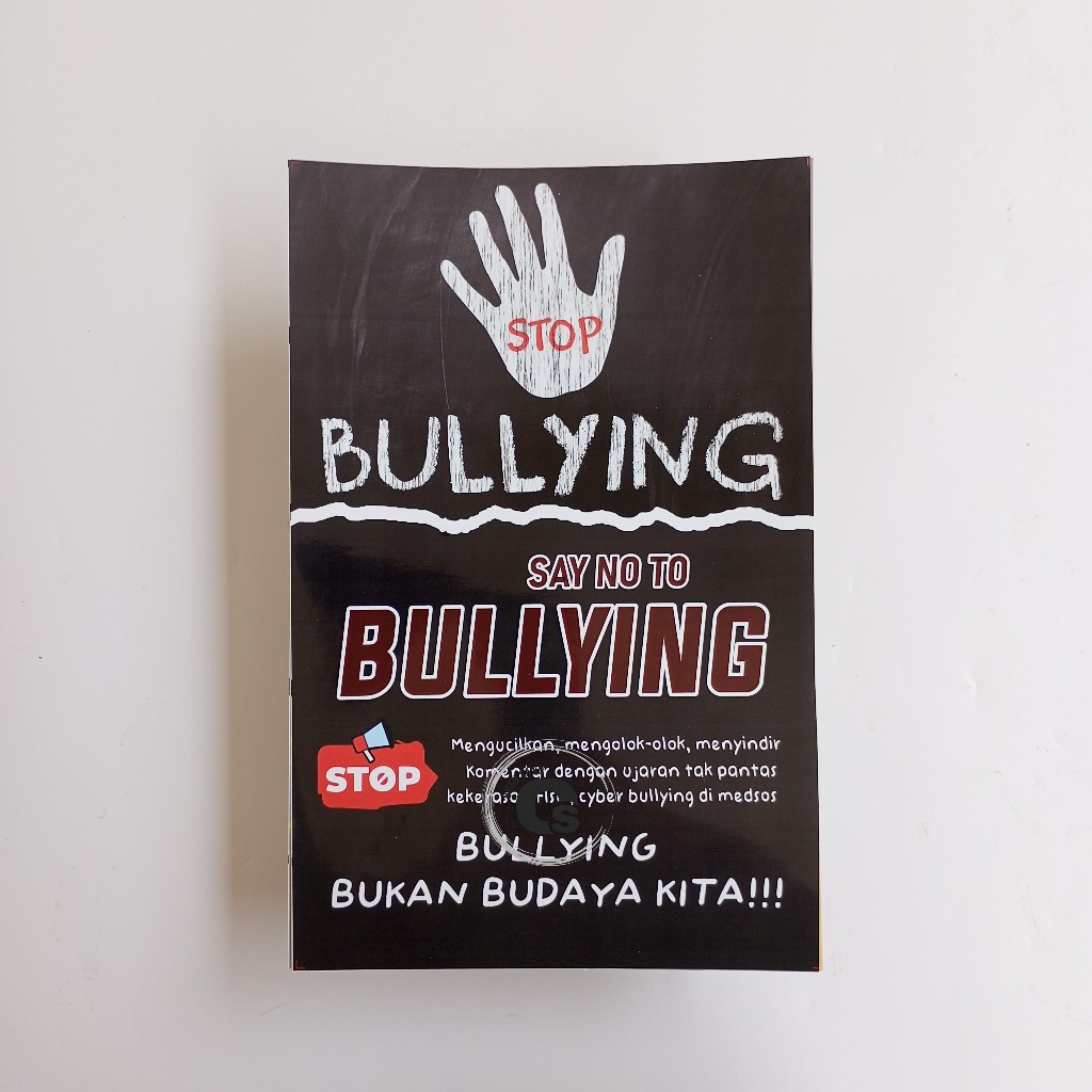 

Stiker Say No To Bullying - Hindari Segala Bentuk Perundungan - Stiker Vinyl