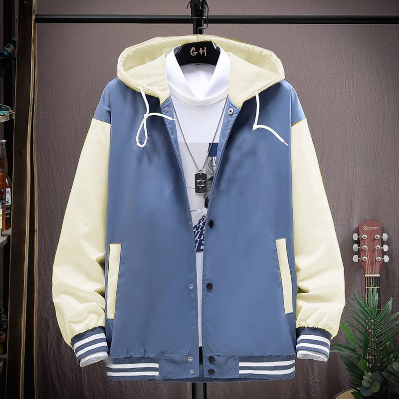 Terbaru Jaket Baseball Varsity Polos Pakai Hoodie / Jaket Varsity Polos Terbaru 2024/ Jaket Baseball