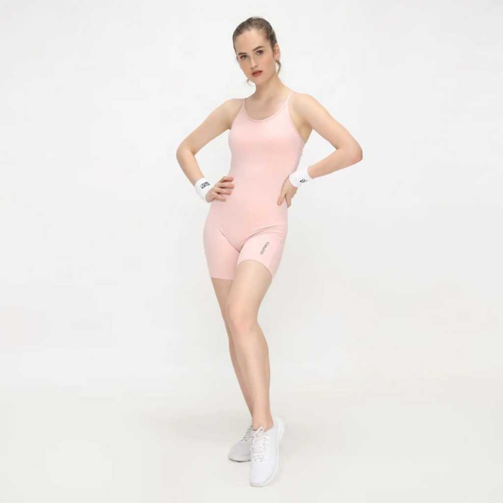 CoreNation Quinn Bodysuit - With Built-in Shelf Bra - Baju Yoga/Pilates/Pole Dance