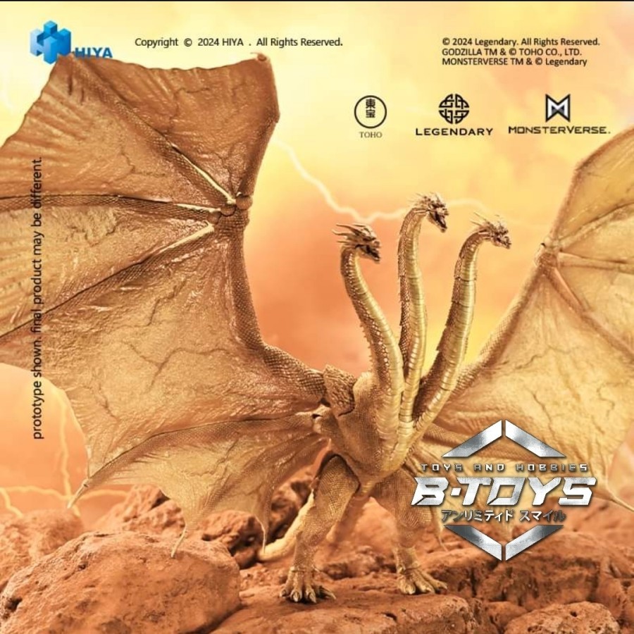 Hiya ghidorah Exquisite Basic Ghidorah Gravity Beam Version monster