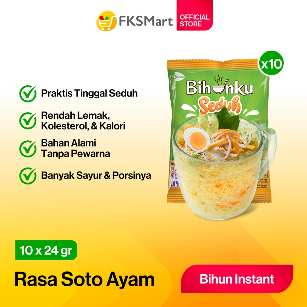 

Bihunku Seduh Soto Ayam 10 pcs