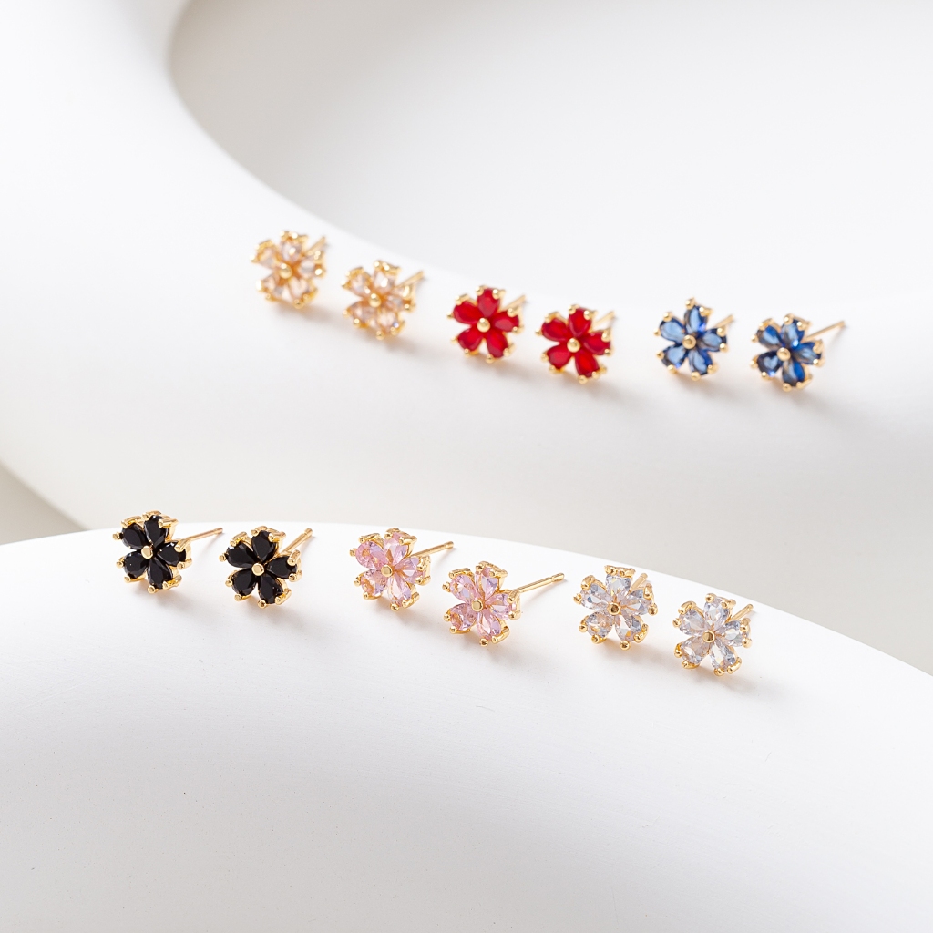 Anting Titanium Wanita Model Panjang Warna Silver Anti Karat