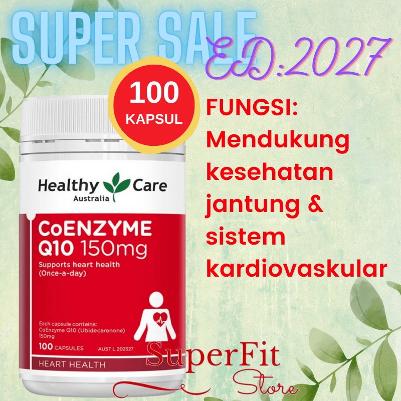 Healthy Care Coenzyme Q10 Coq10 150 mg - 100 capsules