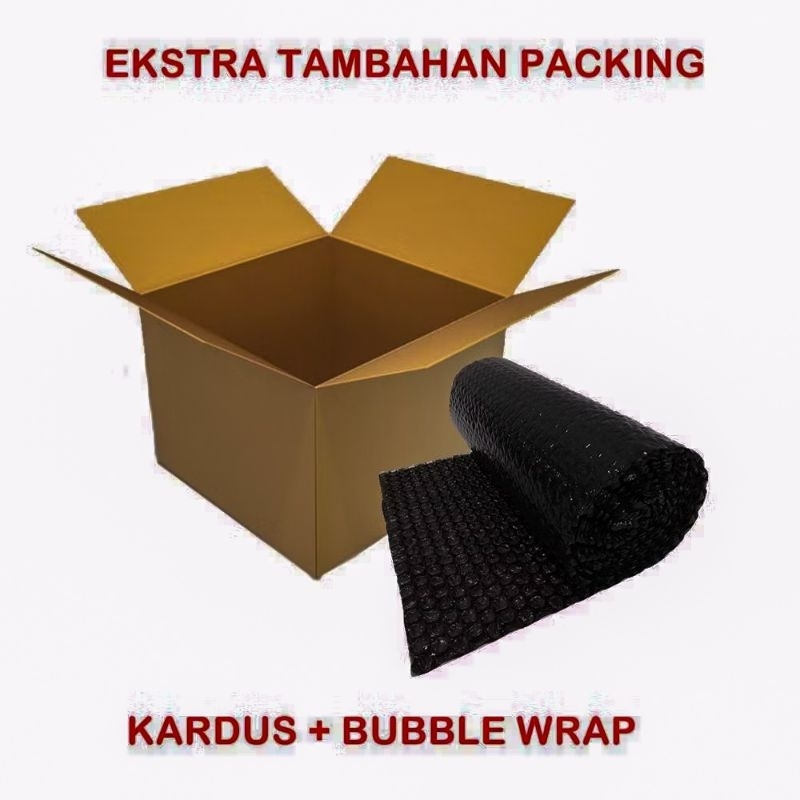

EKTRA TAMBAHAN PACKING BUBBLE WRAP/KARDUS