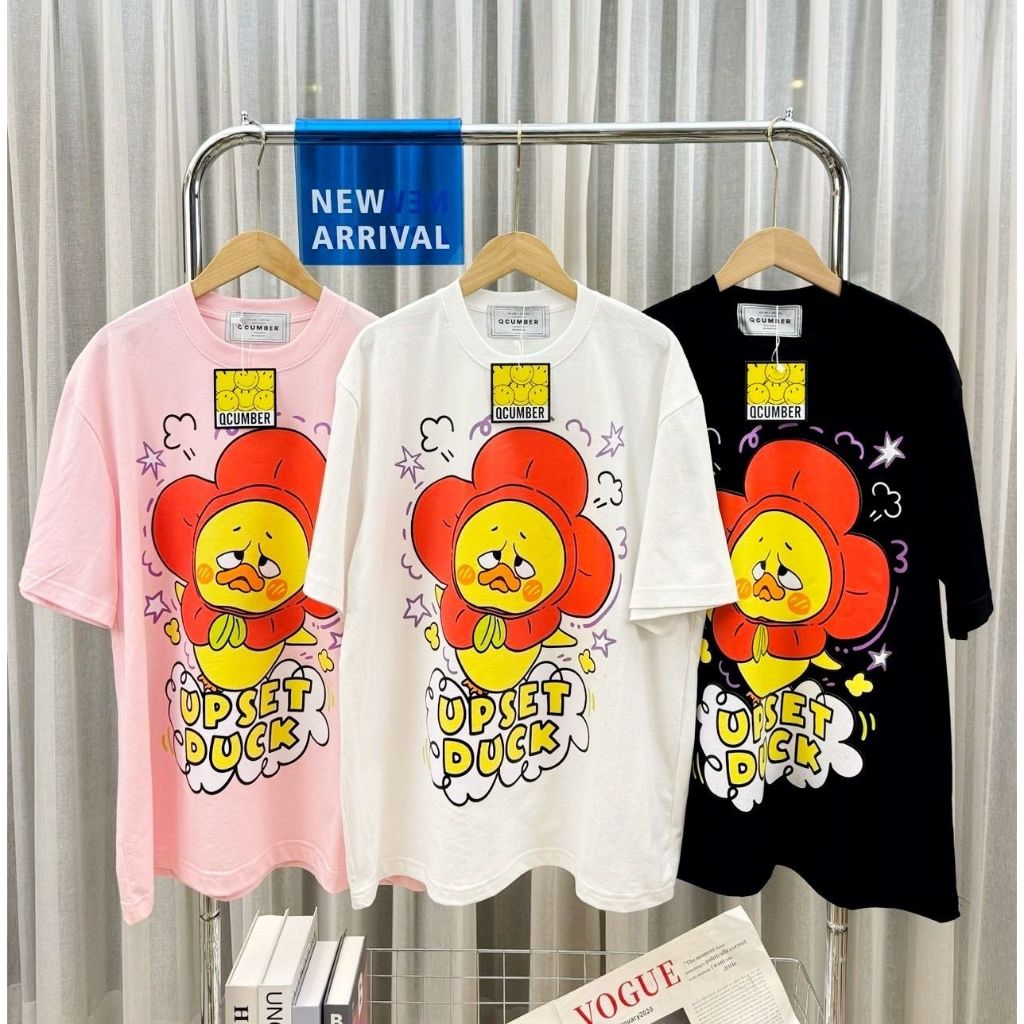 ATASAN WANITA QCUMBER TEE - UPSET DUCK
