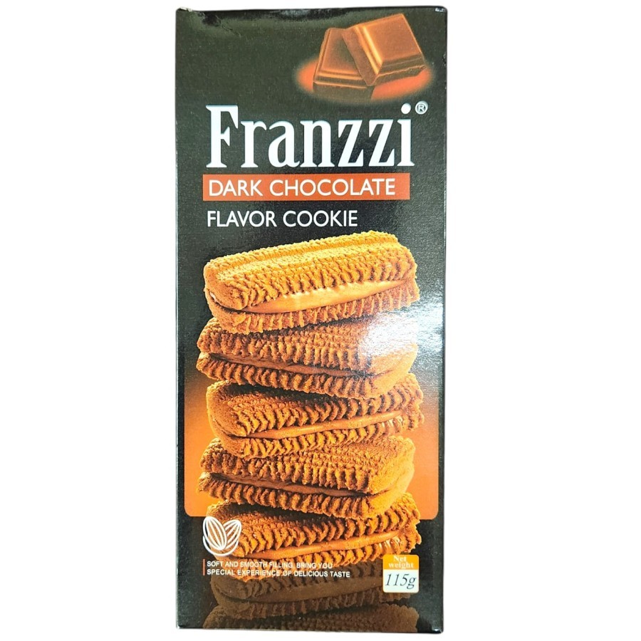 

Franzzi Cookie Dark coklat 115 gr