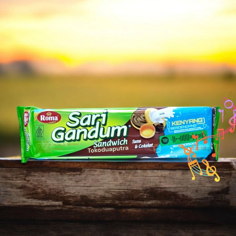 

Roma Sari Gandum Susu+Coklat 115 gr