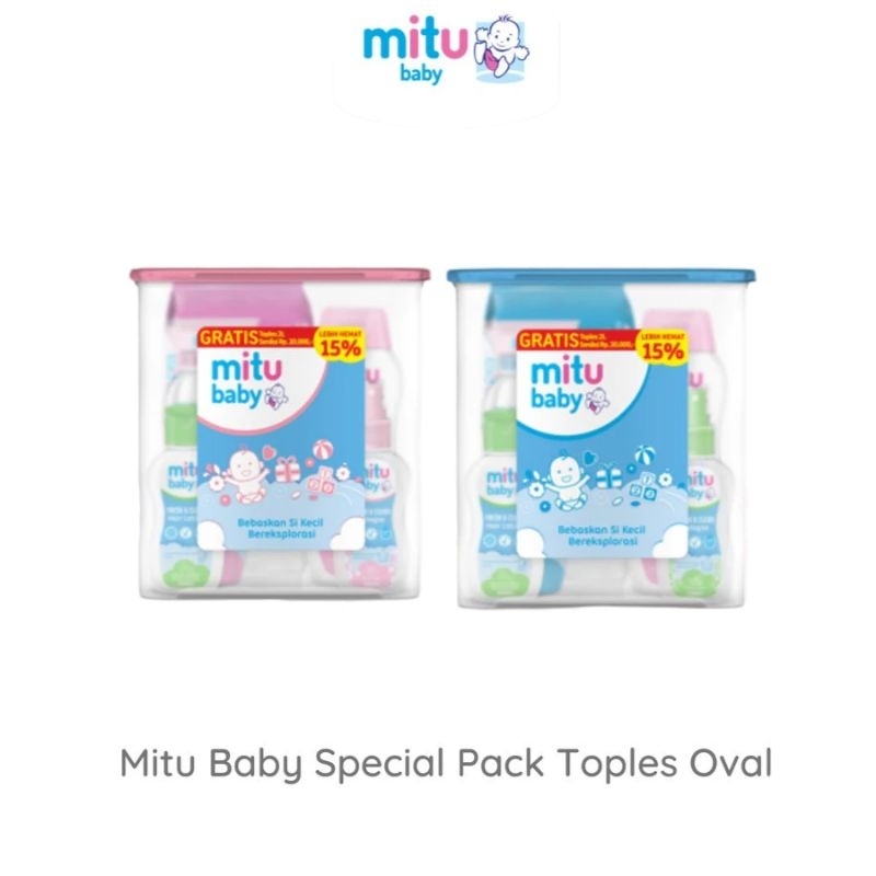 Mitu Baby Gift Set Box /Perlengkapan Sabun Mandi Bayi Box Paket