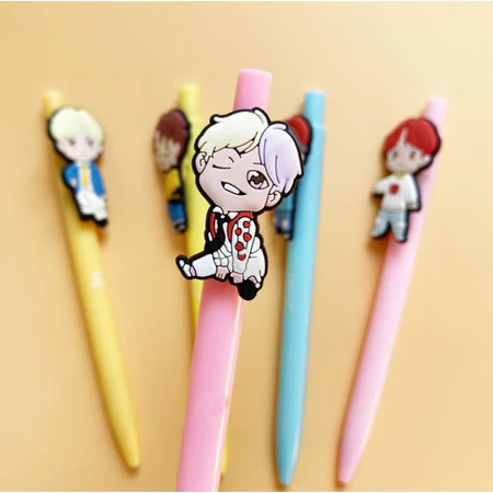 

Pulpen Mekanik Motif Karakter MTS BT21 Kartun Lucu