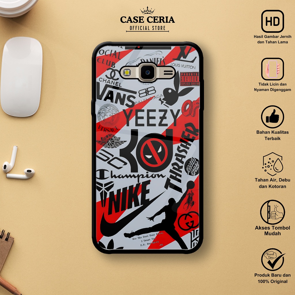 Case SAMSUNG J2 PRIME - Casing SAMSUNG J2 PRIME Motif Graviti 2 - Silikon Case – Softcase Glass Kaca