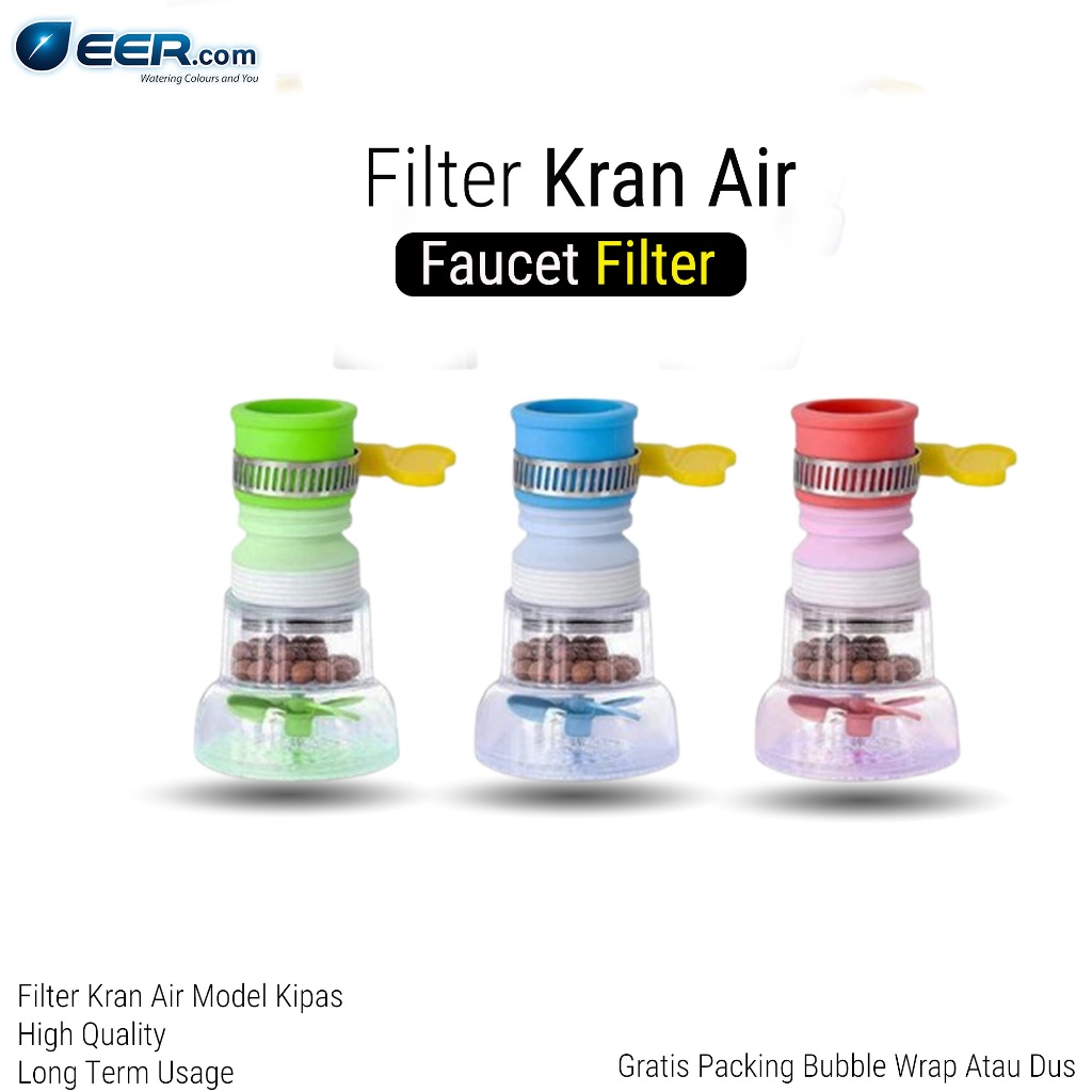 Filter Air Kran / Pembersih Air Kran / Saringan Kotoran Air Kran Fleksibel
