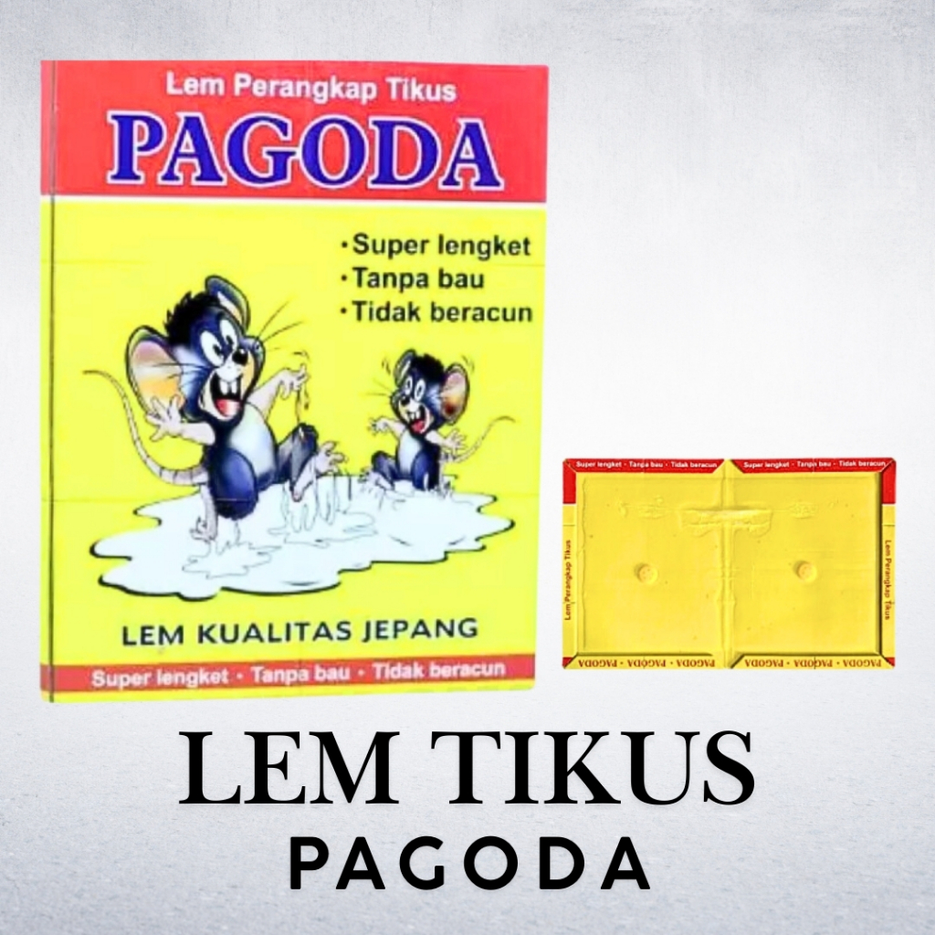 Lem tikus Pagoda. Lem papan tikus. Lem tikus