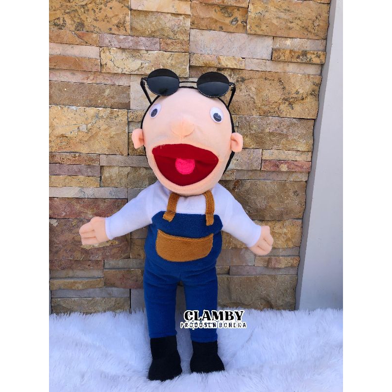 Boneka Tangan Muppet Karakter Kakak Chefi - Boneka Dongeng Mulut Gerak