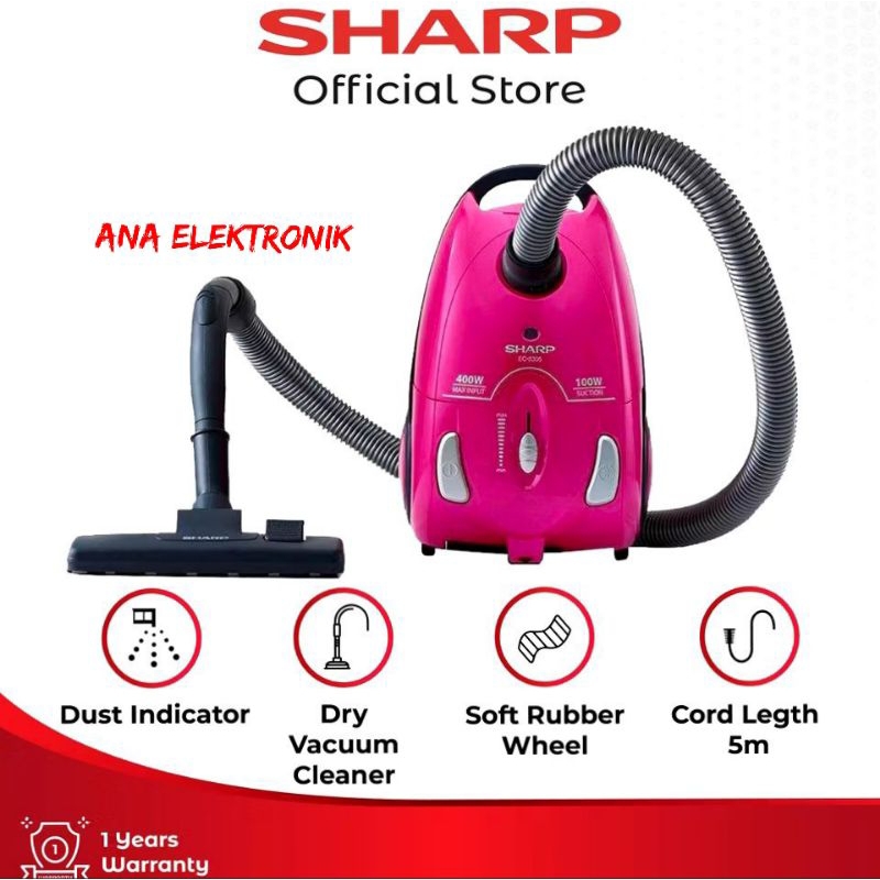 VACUM CLEANER SHARP EC 8305 ( 400 WATT)
