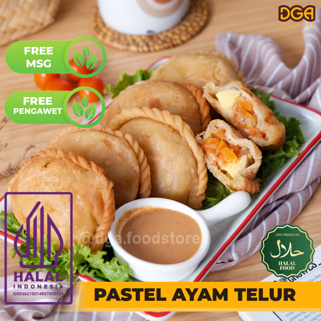 

PASTEL AYAM TELUR SAYUR NO MSG DAN NO PENGAWET