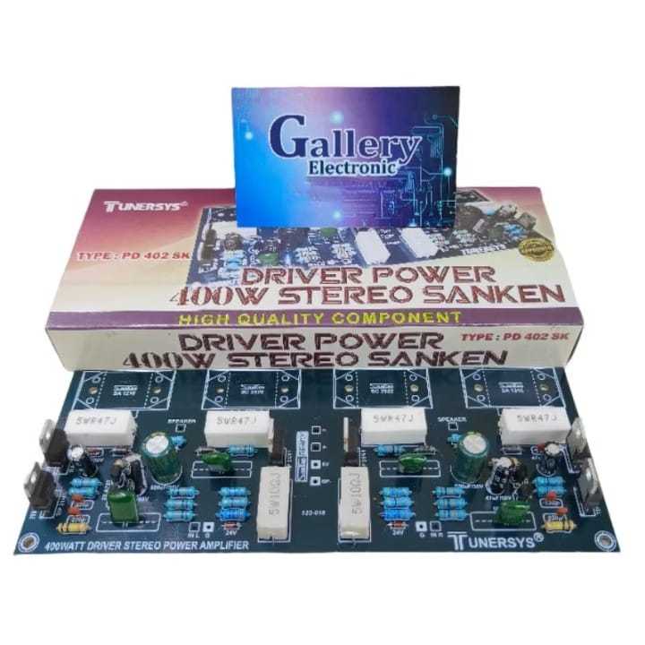 Driver Power Stereo 400W 400Watt Sanken Tunersys PD 402 SK