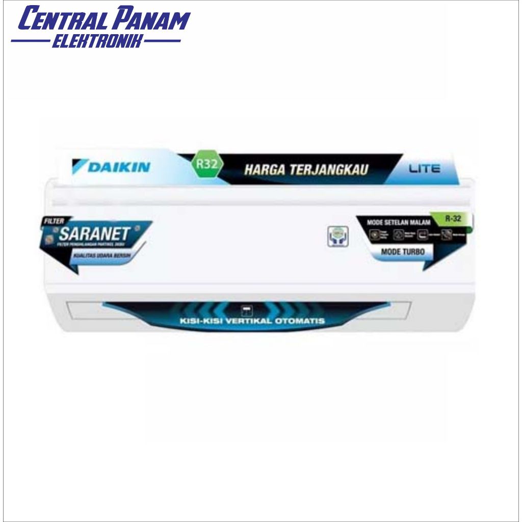 DAIKIN AC STANDART 1.5PK MALAYSIA R32 STV35CXV Central PanamElektronik