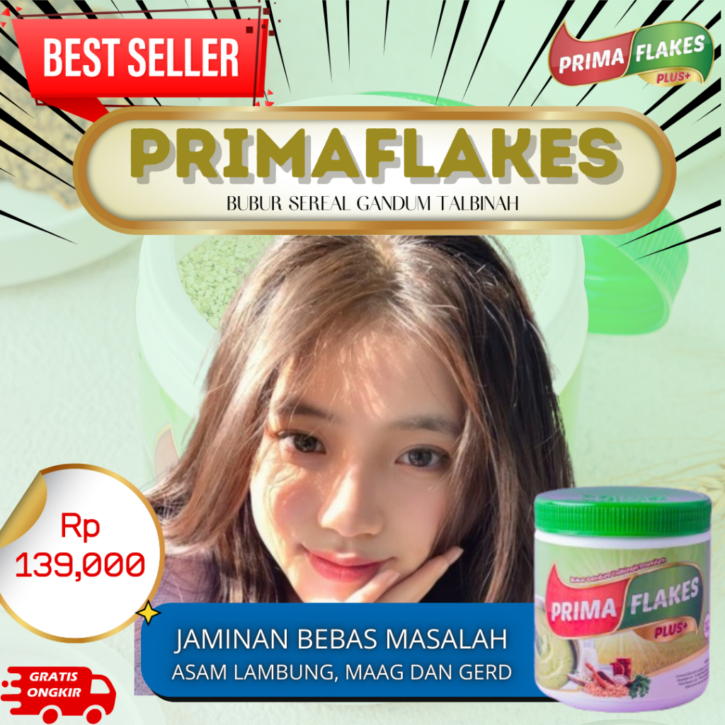 

Primaflakes Bubur Sereal Gandum Talbinah Membantu Atasi Asam Lambung Gerd Maag Menu Diet