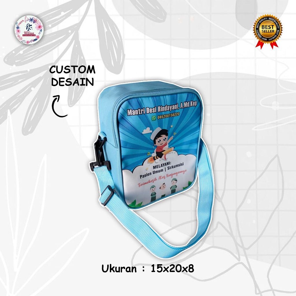 

PREMIUM MODEL SLING BAG Tas Ultah Murah Di Bawah 15 Ribuan Tema Anak Sholeh Muslim Dan Bisa Custom Tema Cewek Cowok, Foto, Nama