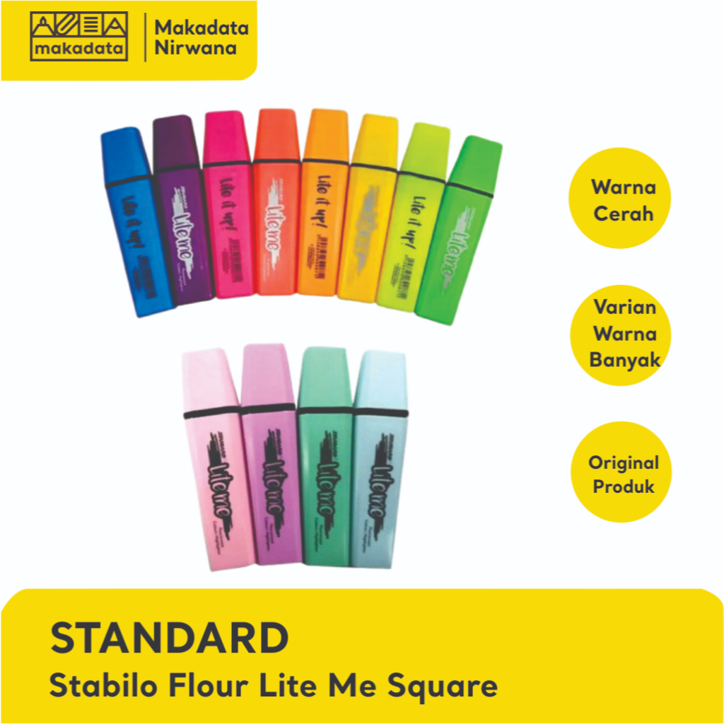 

STANDARD HIGHLIGHTER/STABILO FLOUR LITE ME SQUARE (1 PCS)