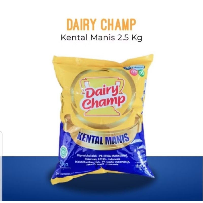 

DAIRY CHAMP SKM KRIMER KENTAL MANIS 2,5 KG