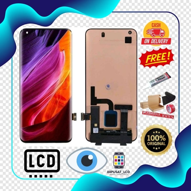 LCD FULLSET AMOLED XIAOMI MI 10 5G / MI 10 PRO 5G / MI 10PRO 5G ORIGINAL TOUCHSCREEN LCD