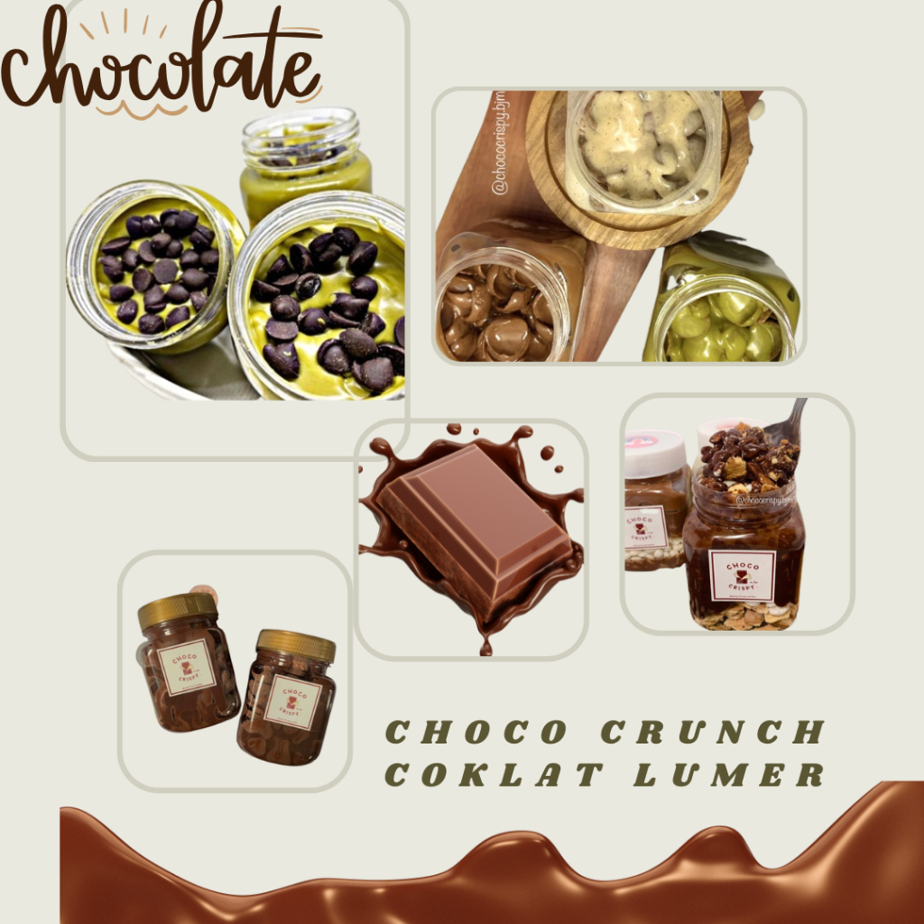 

CRUNCHY CHOCO JAR/COHOCOJAR/COKLAT LUMER/CHOCO CRUNCH CRISPY