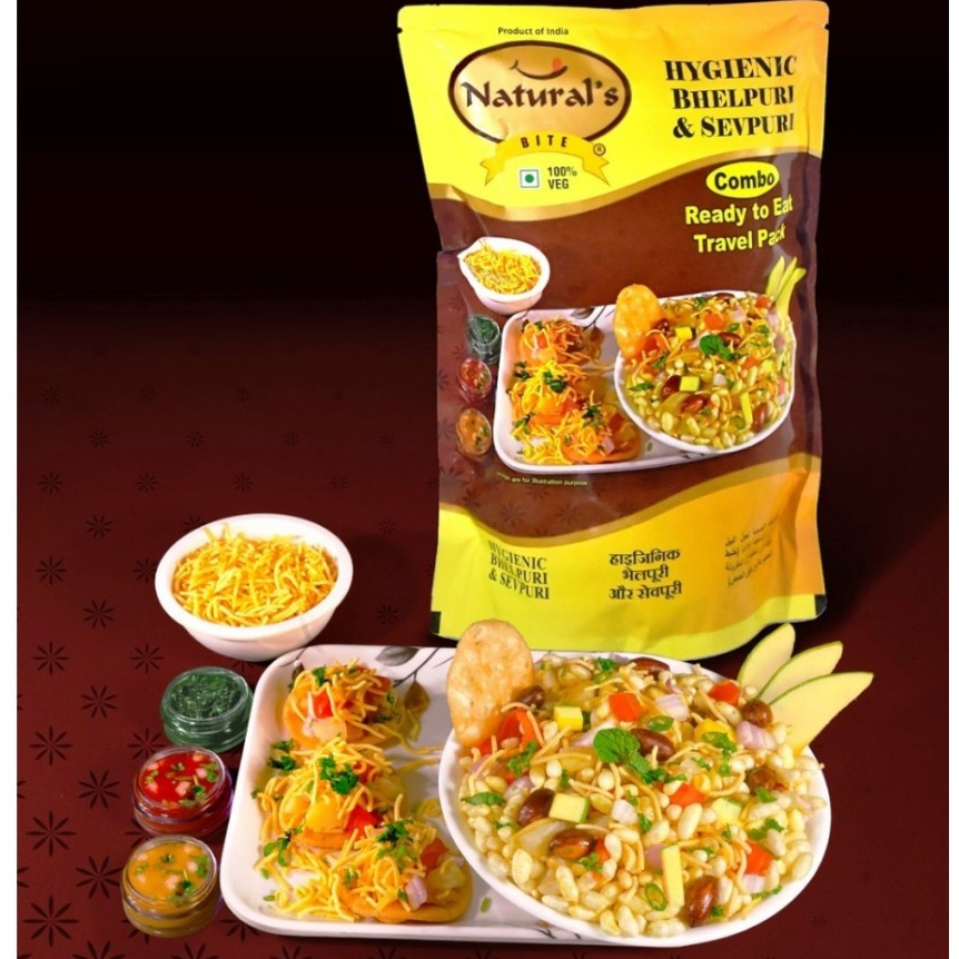 

HIGYENIC BHELPURI & SEVPURI COMBO NATURAL'S 320G / Ready To Eat