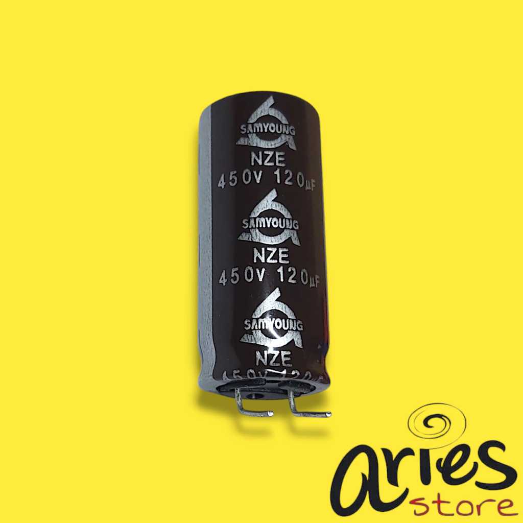 ELCO 120uf 450v pengganti 100uf 450v