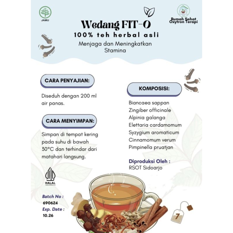 

Wedang Fit-O Minuman Tradisional Hangat,Kaya Manfaat untuk Tubuh