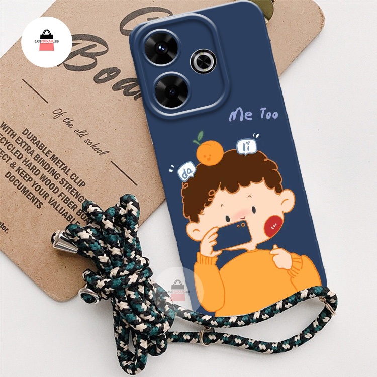 CM_Id8 Softcase Tali For Vivo Y03 Y02 Y15S Y35 Y28 Case Terabaru - Case Cantik - Case tali aesthetic
