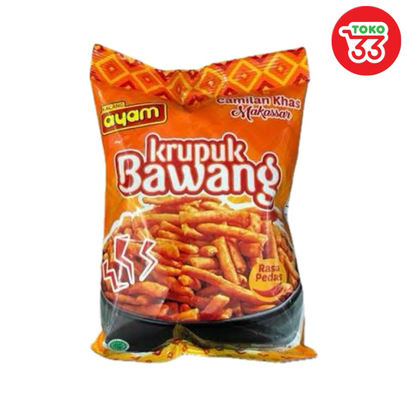 

Krupuk Bawang Pedas Cap Kacang Ayam