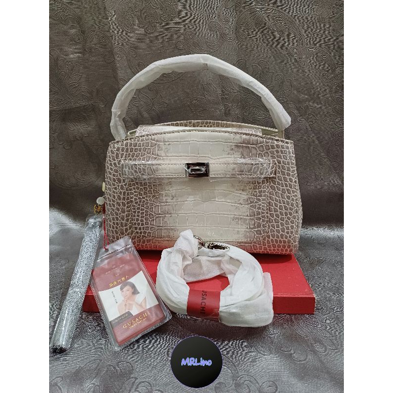 Gusachi Tas Original warna Abu Lilac