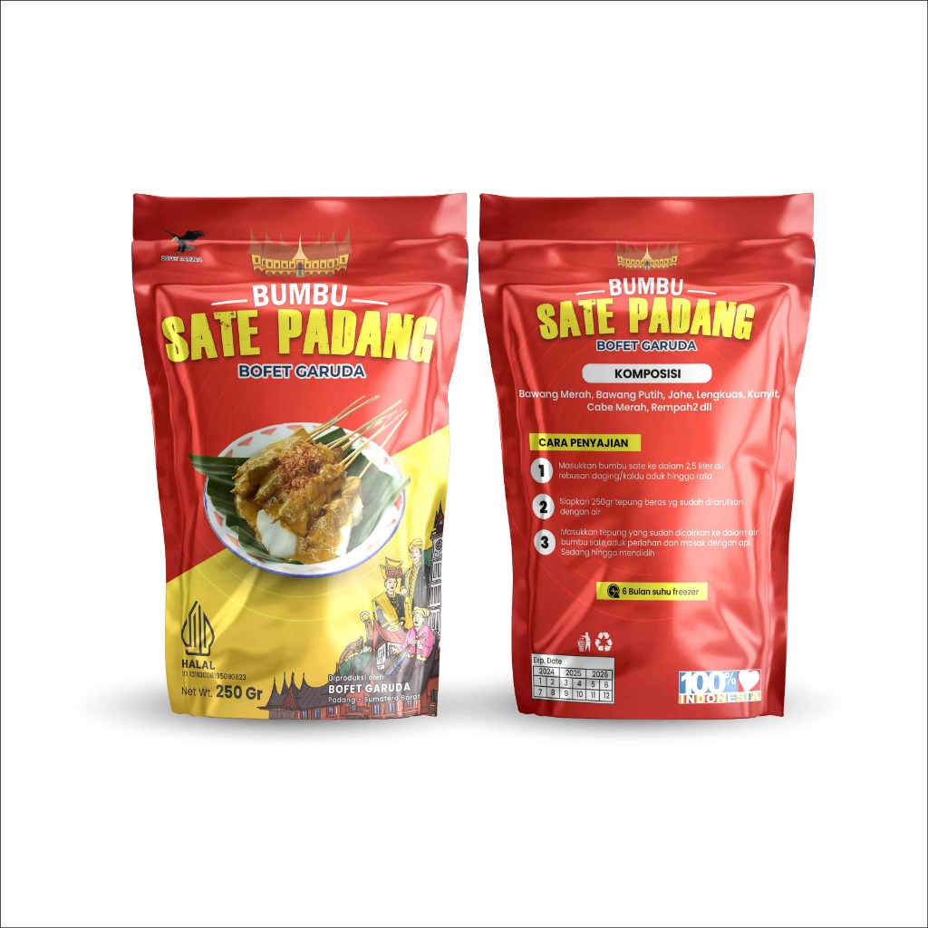 

Bumbu Sate Padang 250gr