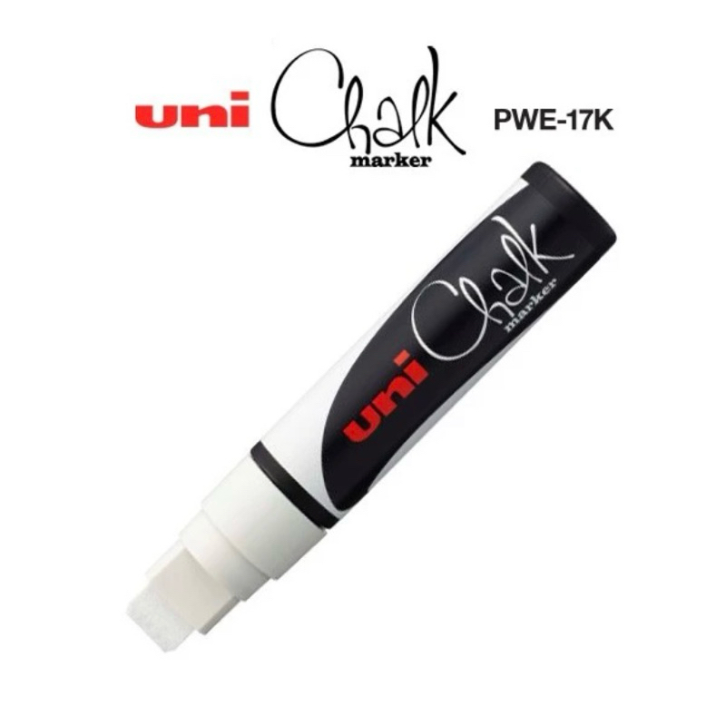 

UNI Chalk Marker PWE-17K Marker Pen (Extra Broad Chisel Tip) - putih