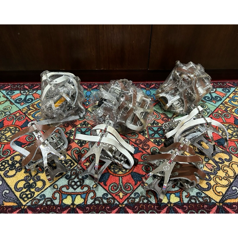 Pedalset fixie toeclip strap VP doltrap