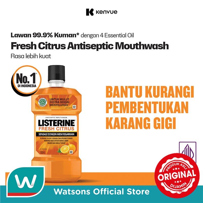 Listerine Mouth Wash Fresh Citrus 250ml
