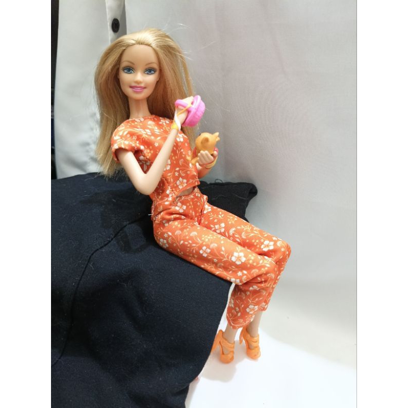 Preloved Barbie cuci kucing artikulasi kaki