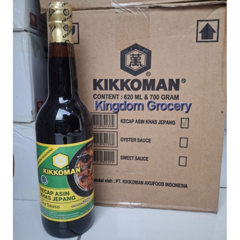 

KIKKOMAN KECAP ASIN KHAS JEPANG 620ML ORIGINAL