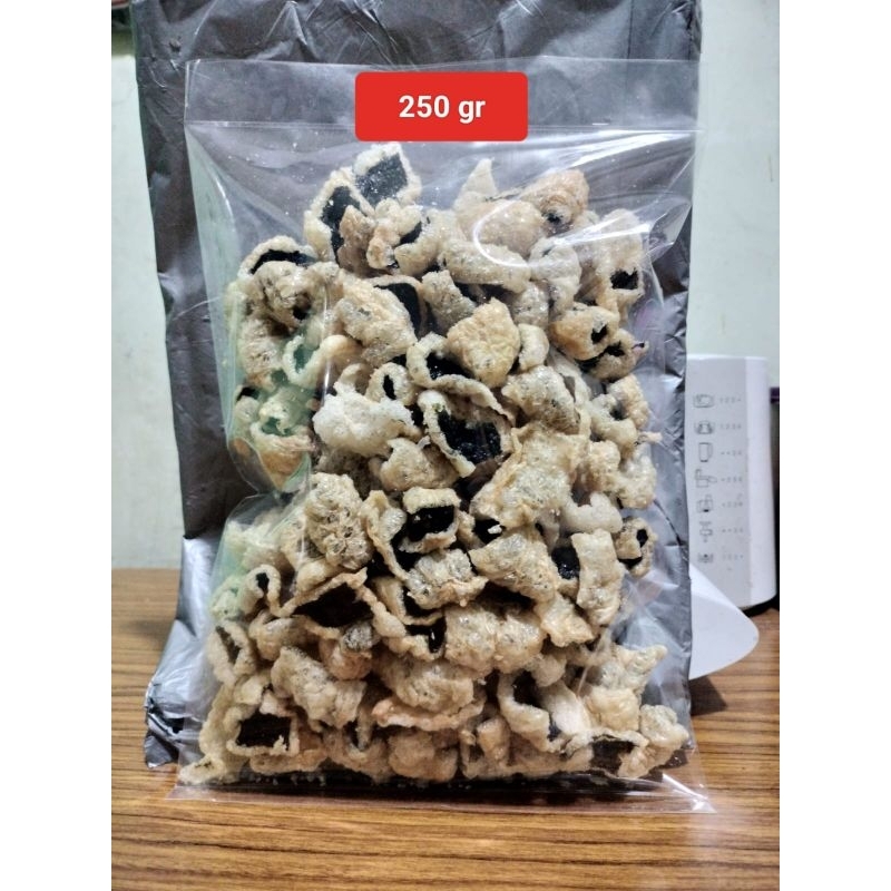 

kerupuk rumput laut/ci chai vege
